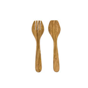 Dishy: SALAD SERVERS 30CM - Olive Wood