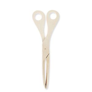 BEECH SCISSOR TONGS 25CM