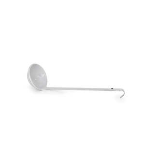 ENAMEL LADLE 30CM WHITE