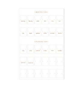 Gift Ideas For The Girlboss: Planner Tab Stickers | Signature | Lettering