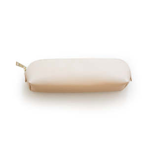 Papier Hq Stationery: Leather pencil case nude