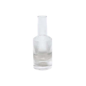 Fluted Glass Amalfi Water Decanter by Papier HQ