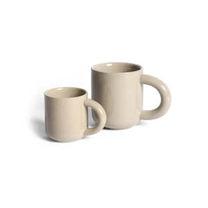 For The Foodie: Fenton Mug – Hand-Painted Stoneware in 2 Sizes