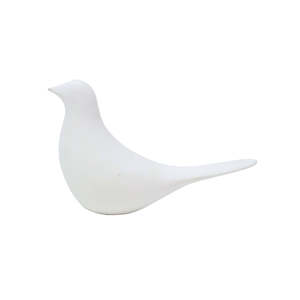 Peace Bird Figurine – Minimalist Decor in White or Black