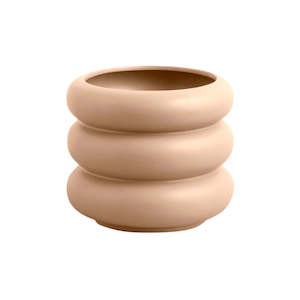 Milan Sculptural Planter – Nude Ceramic Pot in 3 Sizes