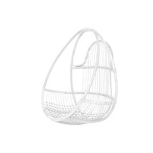 Rattan Hanging Chair – White or Natural | Indoor/Outdoor