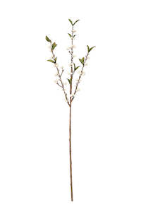 Artificial White Cranberry Spray – 61cm Decorative Floral Stem