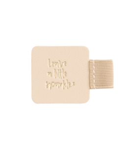 Gift Ideas For The Girlboss: Emma Kate Co 'Champagne' Vegan Leather Pen Loop – Self-Adhesive