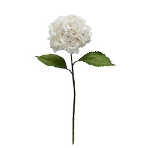 Annabelle Hydrangea Stem – White | 58cm Artificial Flower