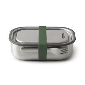 Olive Stainless Steel Leakproof Lunch Box – Large & Small