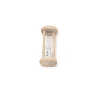 Dishy: Beech Wood 5-Minute Kitchen Timer – German Made, 10cm