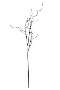 Twin: Curly Willow Branch – 1.3m Faux Stem | Sculptural Natural Decor