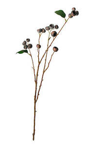 Get The Look The Ambers: Medlar Branch Brown – 73cm Faux Fruit Stem