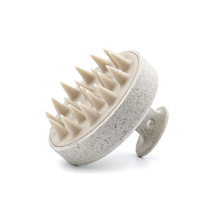 Get The Look The Ambers: Wheat Straw Silicone Scalp Massager – Dual Use for Wet or Dry Hair