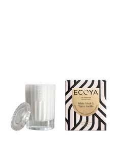 Ecoya: Ecoya Celebration Mini Candle | White Musk & Warm Vanilla