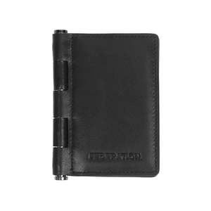 For The Girls: Larry Leather Cardholder from Federation - Black