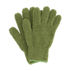 For The Green Finger: Plant Dusting Gloves from Esschert Design – Green 23cm