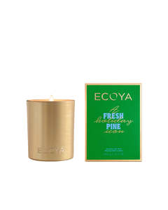 Gift Ideas For The Homebody: Fresh Pine Goldie Candle 460g | Ecoya Holiday Collection