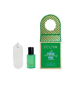 Gift Ideas For The Homebody: Fresh Pine Room Spray & Ceramic Stone Duo | Ecoya Holiday Collection