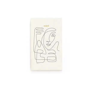 Abstract face notebook