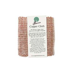 Dishy: Copper Cleaning Cloths from Dishy – Pack of 2 (Eco-Friendly Scrub Cloths)