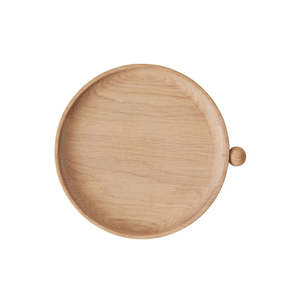 For The Foodie: Wooden Circle Tray from Papier HQ – Natural