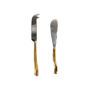 Gold Cheese Knives from Papier HQ – Set of 2
