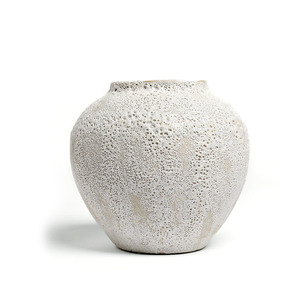 Seafoam Rustic Textured Ceramic Vase – Short or Tall | Handcrafted Coastal Decor