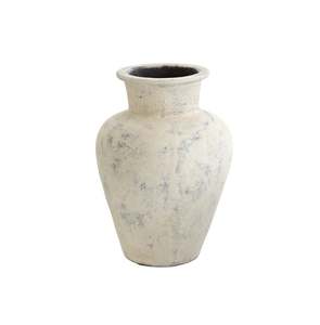 Mariella Terracotta Vase 40cm | Distressed Stone Look
