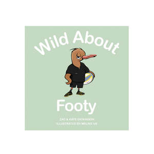 Wild About Footy Board Book from As We Are Illustration (17cm x 17cm)