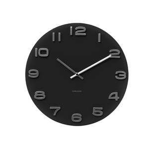 Vintage Black Wall Clock from Karlsson - 35cm