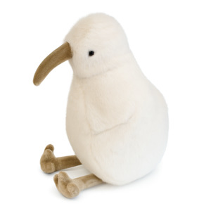 Koko the Kiwi Soft Toy – White & Slate | Lily & George