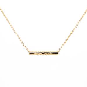 Jewellery: Stay Gold Necklace, 14K Gold Plated Sterling Silver | Federation