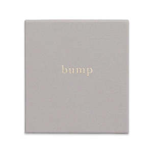 Bump Pregnancy Journal – Light Grey Keepsake Edition by Write To Me