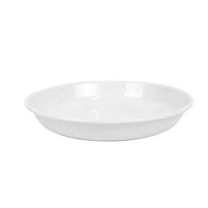 For The Foodie: White Enamel Shallow Pasta Plate 24cm | Dishy