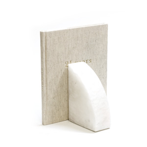 Papier Hq: Solid Marble Rounded Bookends by Papier HQ