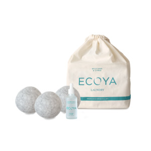 Wool Dryer Ball Set with 50ml Scent Dropper | Ecoya, 1000+ Uses