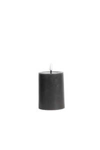 Flameless LED Wax Pillar Candle in Smoke