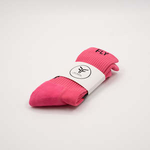 Products: Pink Fly Crew Sock