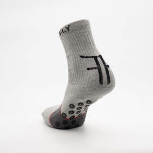 Grey Fly Grip socks
