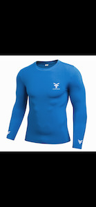 Blue compression top