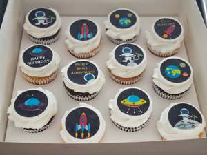 Edible Image Cupcakes: Branded Logo Cupcakes