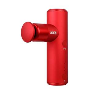 Massager: KiCA Mini 2 Fascia Gun 4 Gear Aluminum Portable 3000rpm Deep High Speed 3 Massage Heads Gun for Sport, 195g