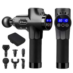 Massager: High frequency Massage Gun Muscle Relax Body Relaxation Electric Massager with Portable Bag Therapy Gun for fitness