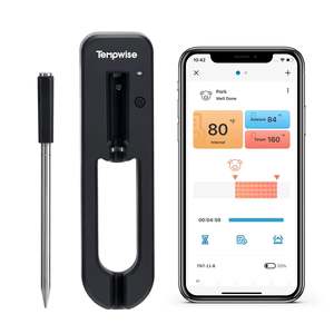 Kitchen Appliance: New Wireless Meat Food Thermometer for Oven Grill BBQ Smoker Kitchen Smart Digital Bluetooth Barbecue Thermometer Temperature