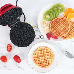 Kitchen Appliance: 110V&220V Electric Mini Waffles Maker Machine Kitchen Cooking Appliance for Kids Breakfast Dessert Pot Small Fried Eggs