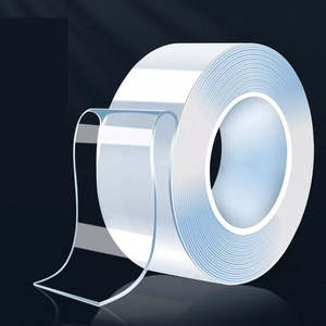 Home Accessories: 1/3/5m Nano Tape Double-Sided Adhesive Tape Traceless Waterproof Tape For Bathroom Kitchen Sink Tap Gel Sticker