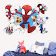 Cute mini Spiderman Super Heroes Wall Stickers For Kids Room Decoration Home Bed&hellip;