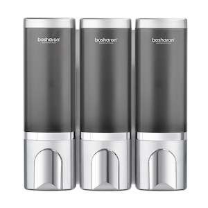 Bathroom Accessories: Shower Shampoo Soap Dispenser 3×500 ml Chamber No Drill Shower Pump Soap Dispenser Body Wash Pump Shower Gel Dispenser