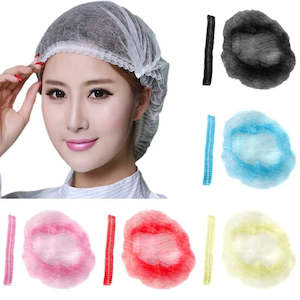 Bathroom Accessories: 100pcs/Pack Disposable Hair Head Covers Net Bouffant Dustproof Anti Dust Caps Breathable Shower Bathing Hats Kitchen